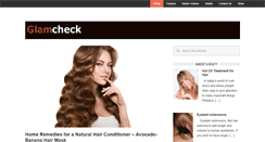 Desktop Screenshot of glamcheck.com